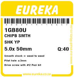 1GB80 - Chipboard Screw -1GB80_Label_T